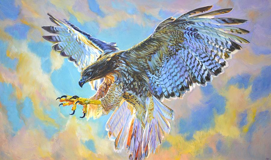 Eagle. Painting by Iryna Kastsova