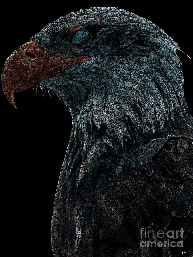 Wildlife Digital Art - Eagle  by Joshua Barrios