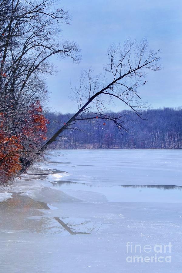 Eagle Lake in Winter Photograph by Randy Pollard