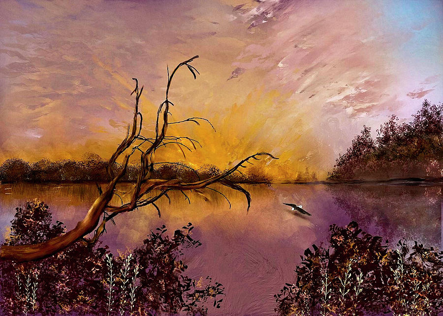 Eagle Lake Digital Art by Mary Timman