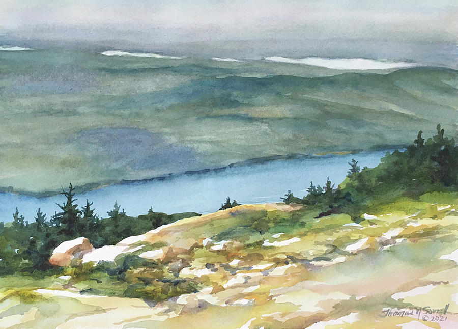 Eagle Lake Painting by Thomas Sorrell