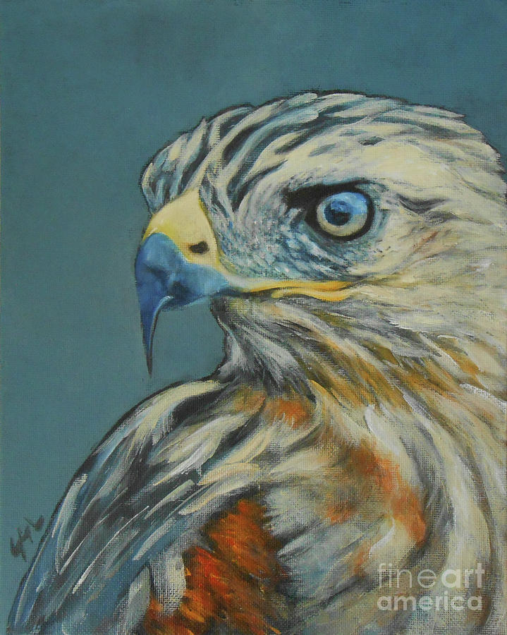 Eagle - No Fear Painting by Jane See
