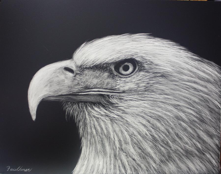 Eagle Profile Mixed Media by Gary Faulkner - Fine Art America