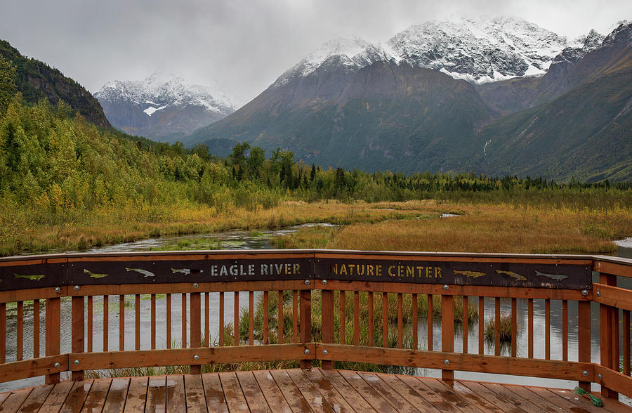 Eagle River Nature Center Alaska In Fall Photograph