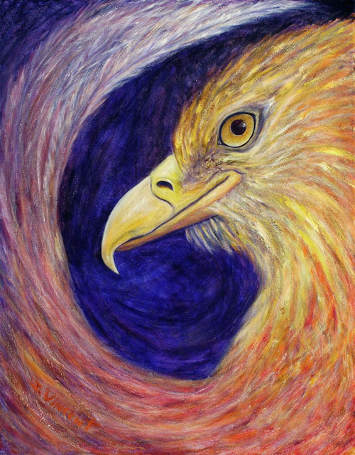 Eagle Spirit Painting by Irene Vincent