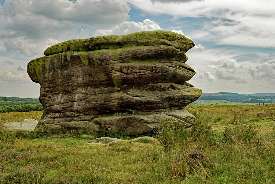 Eagle Stone On Baslow Edge - View 1 Photograph by Rod Johnson