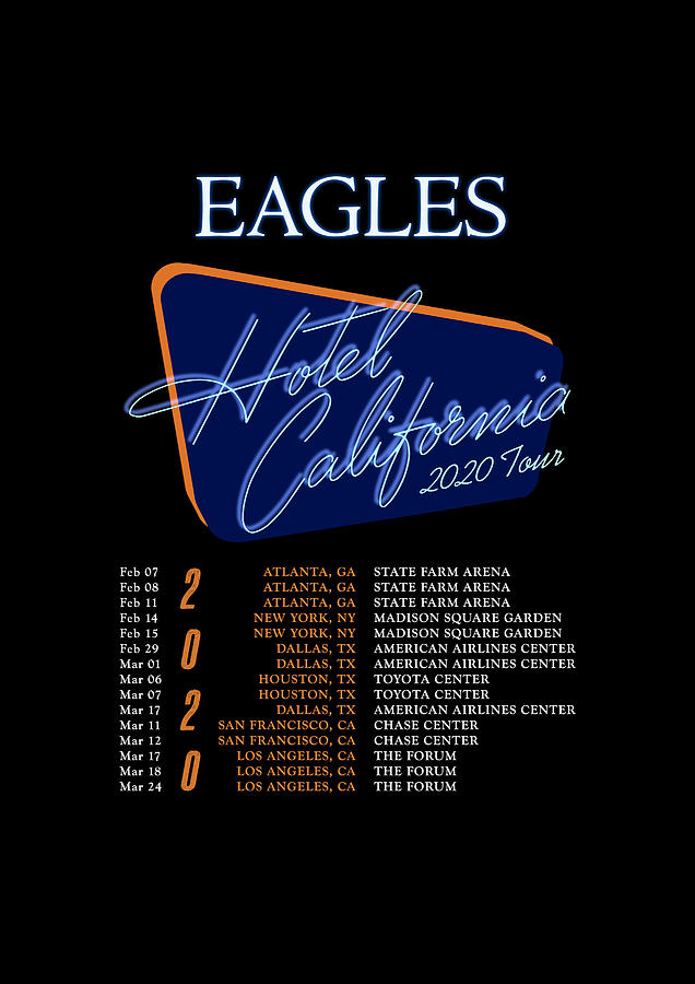 Eagles Hotel California Digital Art by Giovernando Ando | Pixels