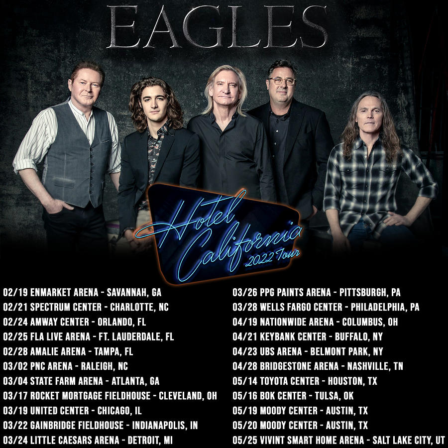 eagles concert tour dates 2022