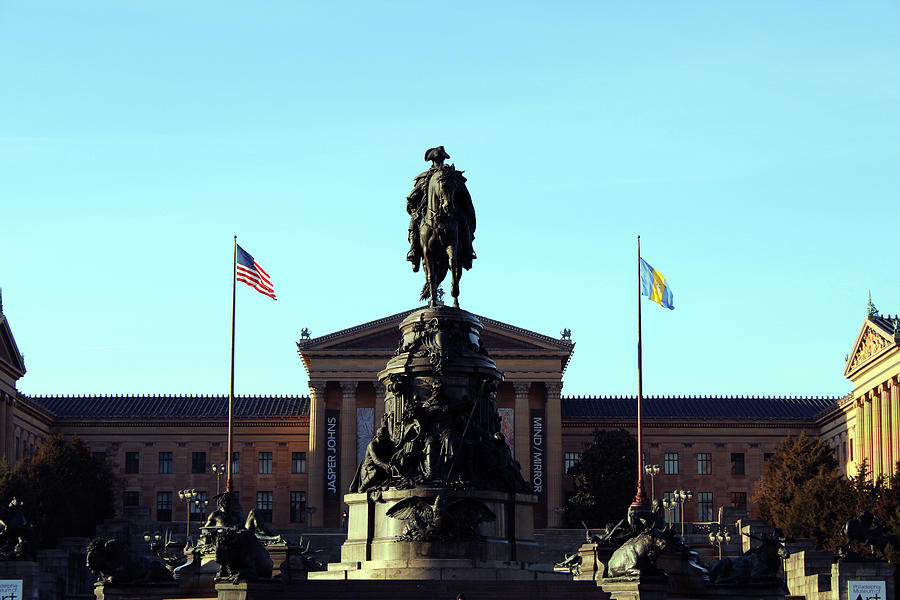 Eakins Oval and the Philadelphia Museum of Art Photograph by Rachel S T