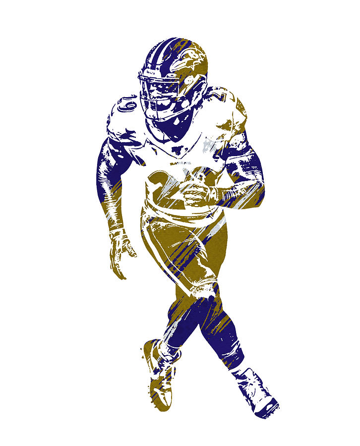 Todd Gurley Los Angeles Rams Pixel Art 30 Greeting Card by Joe