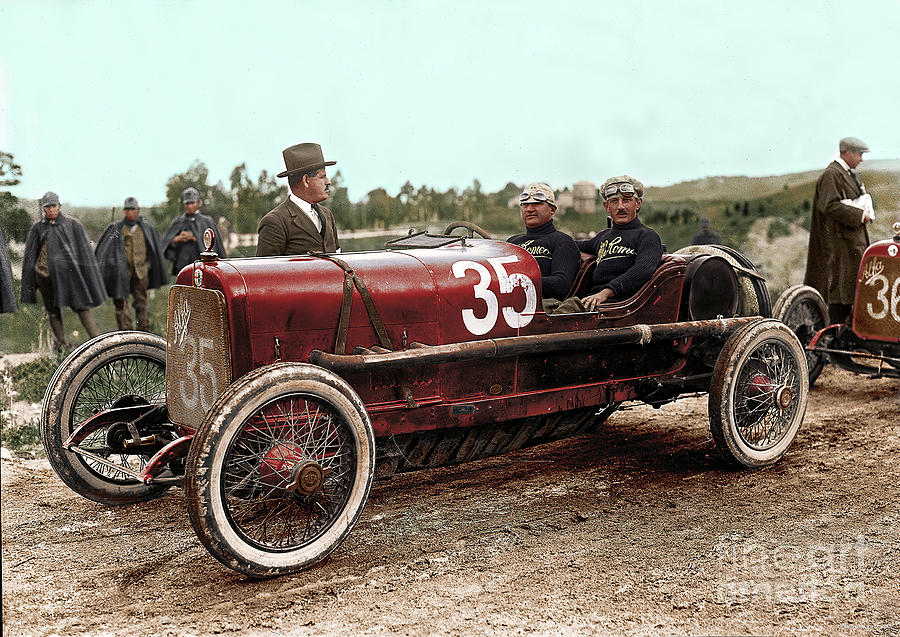 Early 1920s Alfa Romeo race car Photograph by Retrographs