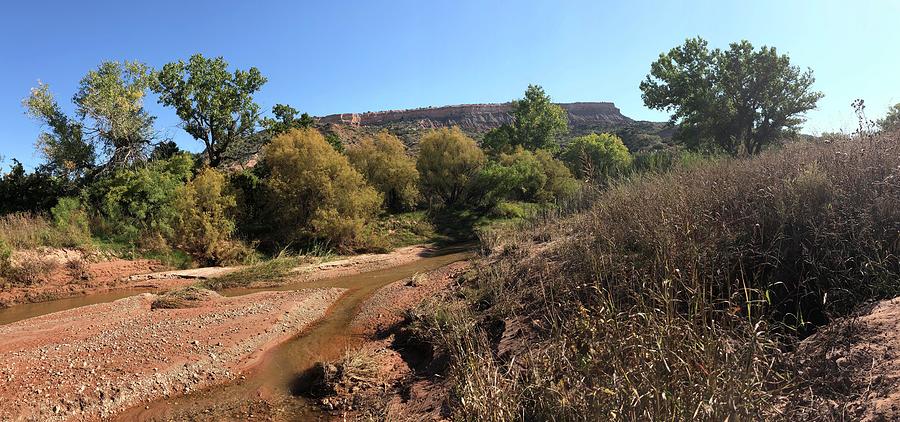 Early Autumn 2, Color, Prairie Dog Town Fork of the Red River, Palo Duro Canyon State Park, , Texas Photograph by Richard Porter