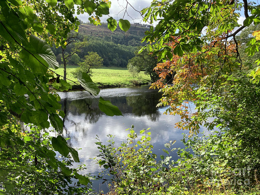 Early Autumn in the  Dee Valley near LLangollen Photograph by Phil Banks