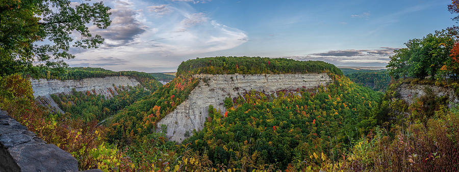 Nature Photograph - Early Autumn Letchworth State Park by Mark Papke