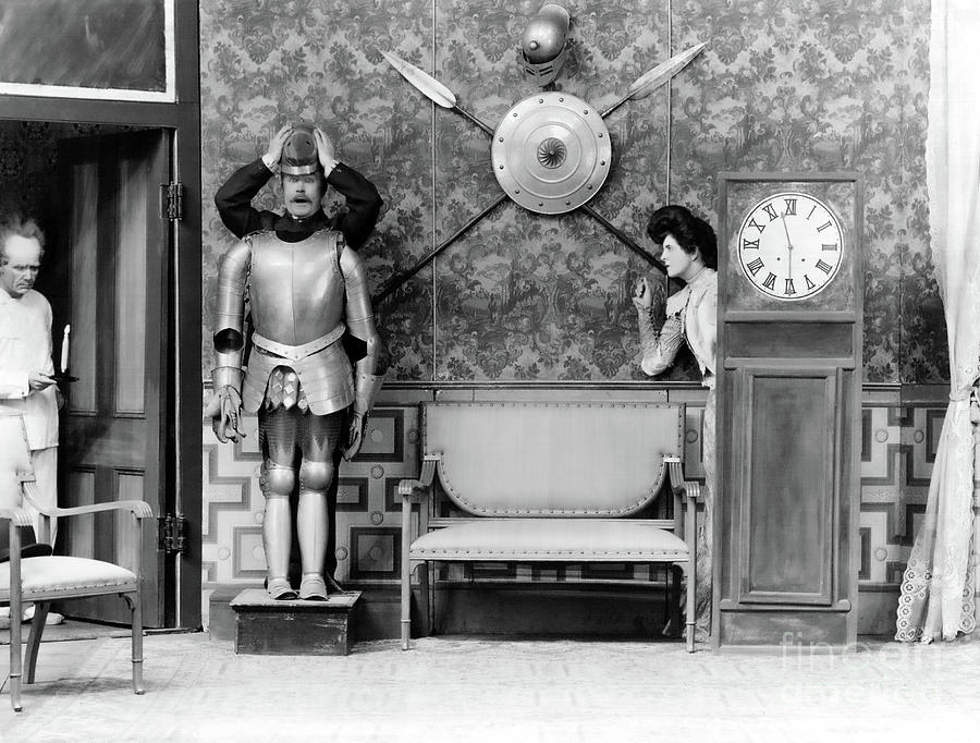 Early Biograph Bedroom Farce from the 1900s Photograph by Sad Hill - Bizarre Los Angeles Archive