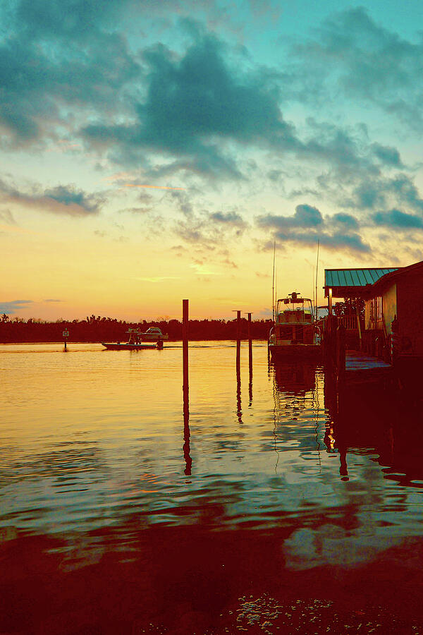 Early Bird Fishing Photograph by Shelby Jacobs Early Bird Fishing Photograph by Shelby Jacobs