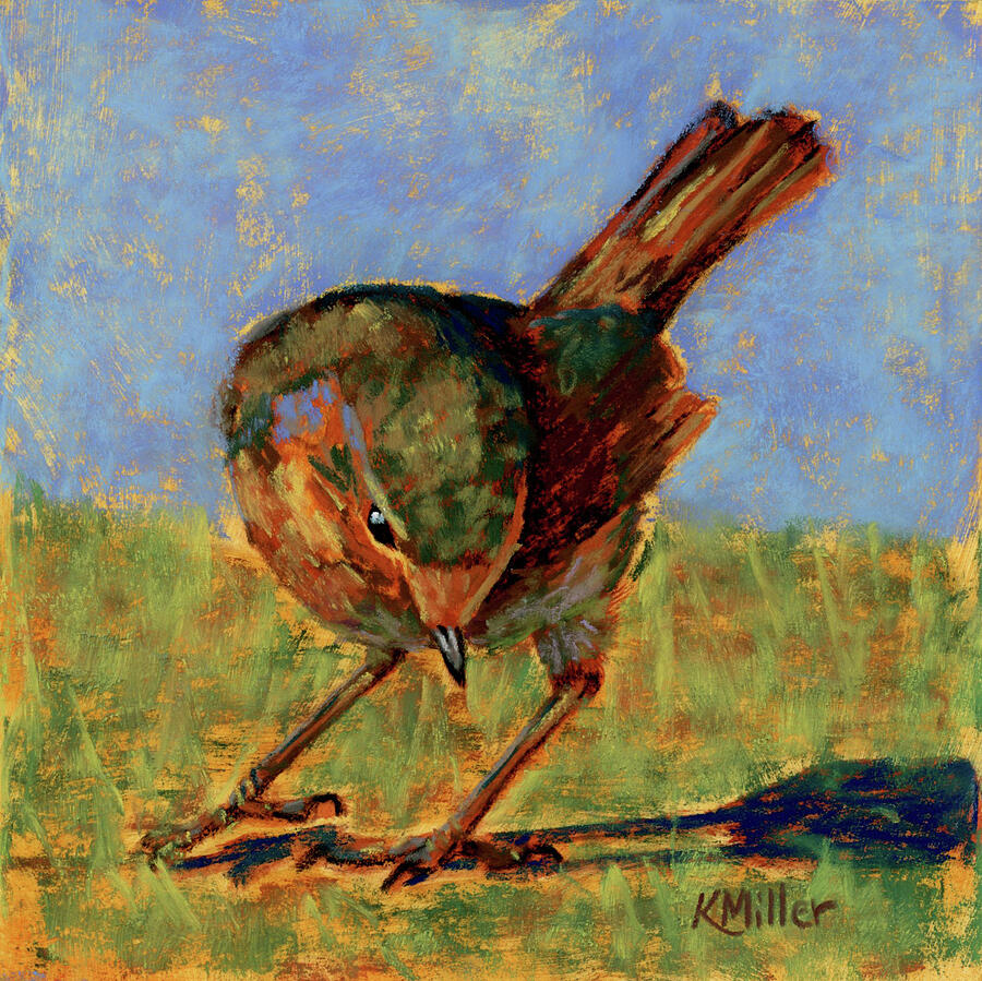 Early Bird Pastel by Kathie Miller