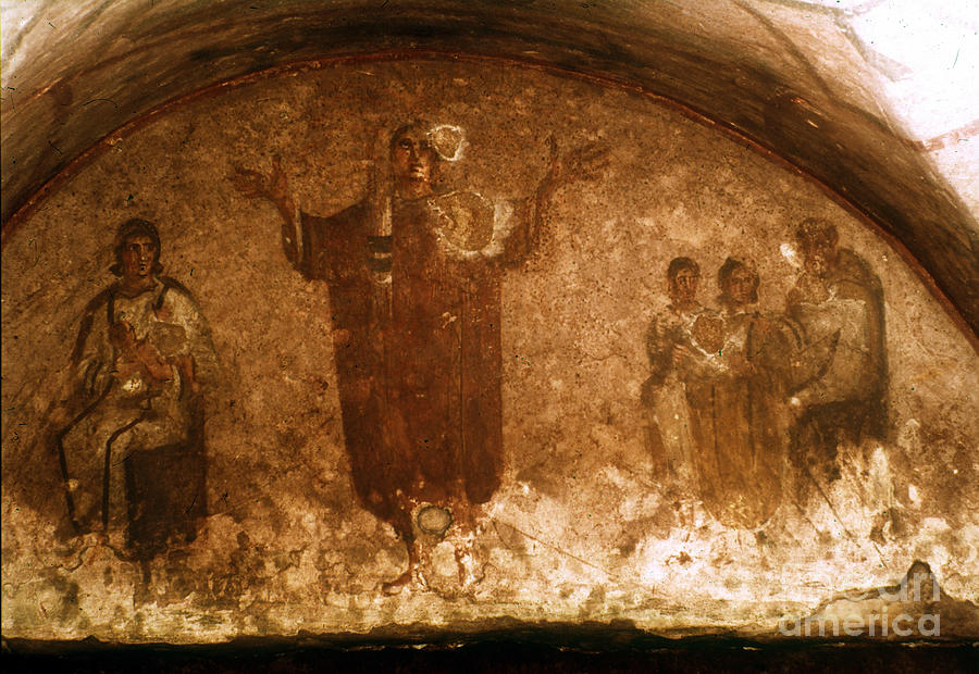 Early Christian Catacomb Photograph by Granger - Fine Art America