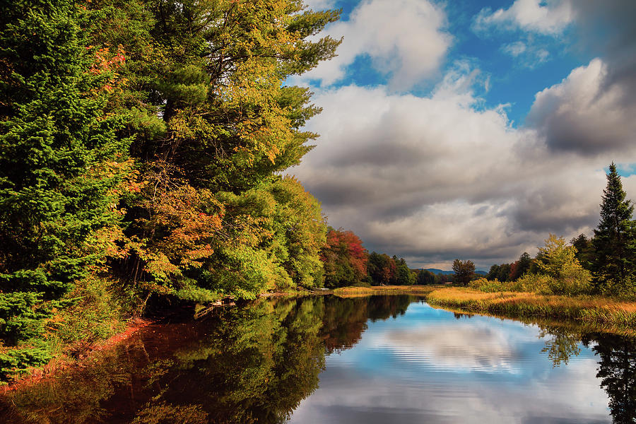 Early Color on the Moose River Photograph by David Patterson