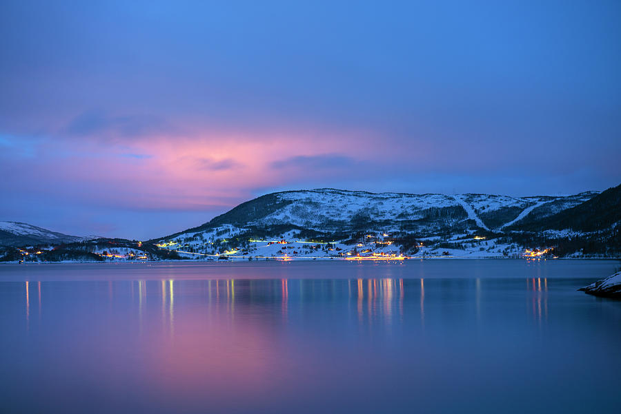 Early Dawn in Bogen, Norway Photograph by Dubi Roman