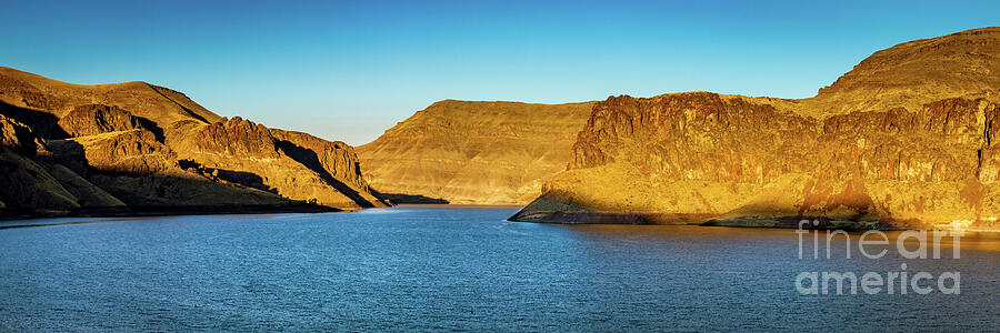 Nature Photograph - Early Fall Lake Owyhee        by Robert Bales