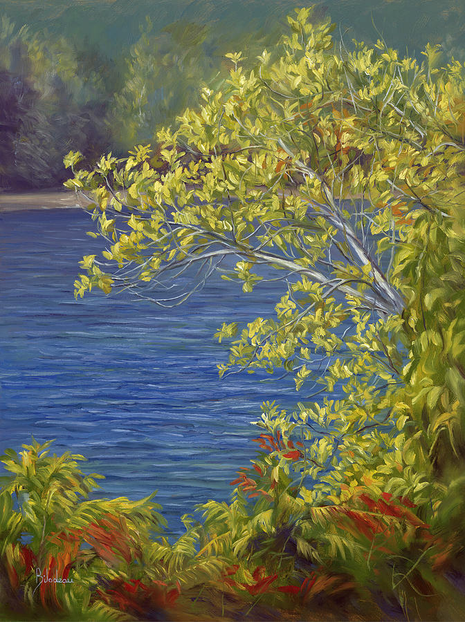 Nature Painting - Early Fall by Lucie Bilodeau
