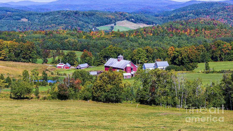 Early Fall On The Farm Photograph by New England Photography