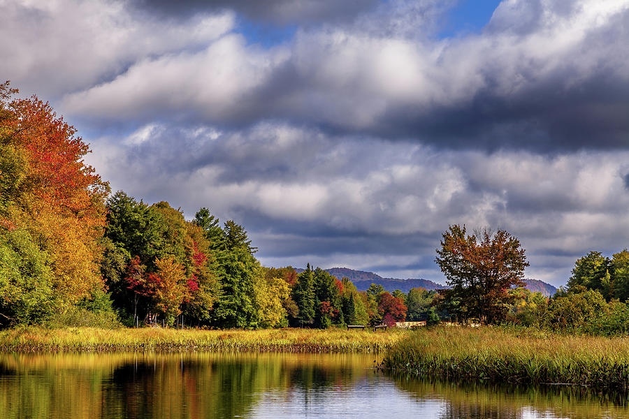 Early Fall on the Moose River Photograph by David Patterson