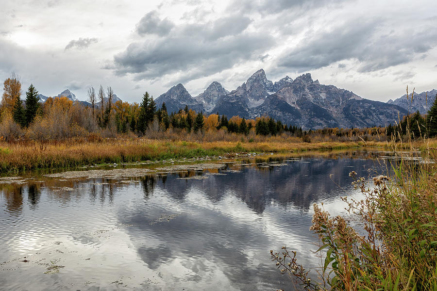 Early Fall Overcast Evening at Schwabacher Landing, No. 2 Photograph by Belinda Greb