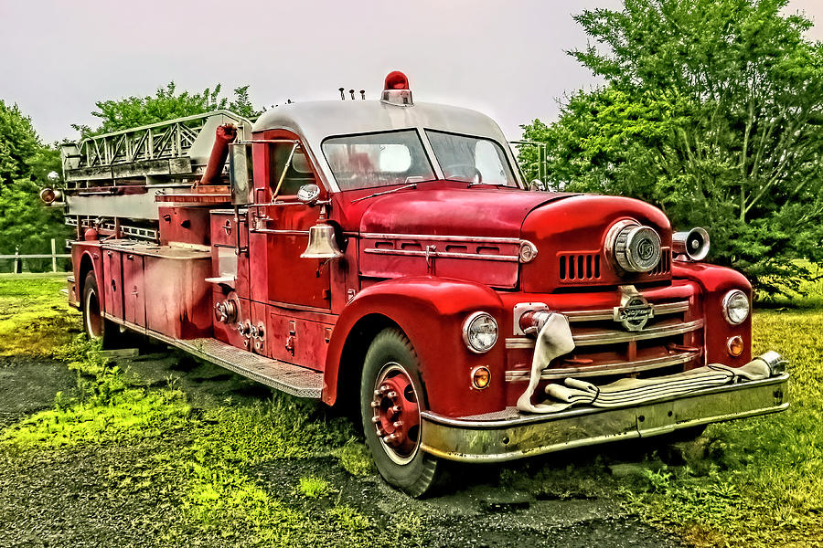 Early Fire Engine Photograph By Keith Rossein - Fine Art America