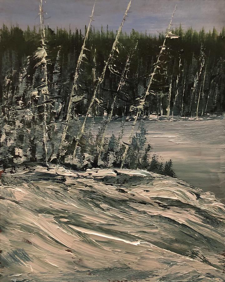 Early Frost - Lake of the Woods Painting by Desmond Raymond