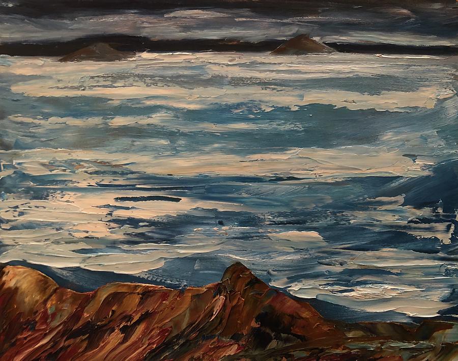 Early Ice Outside Pond Inlet Painting by Desmond Raymond