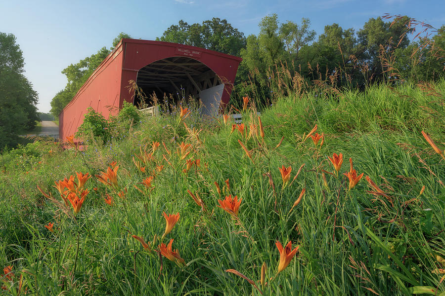 Summer Photograph - Early July at Holliwell Bridge by Kristen Wilkinson