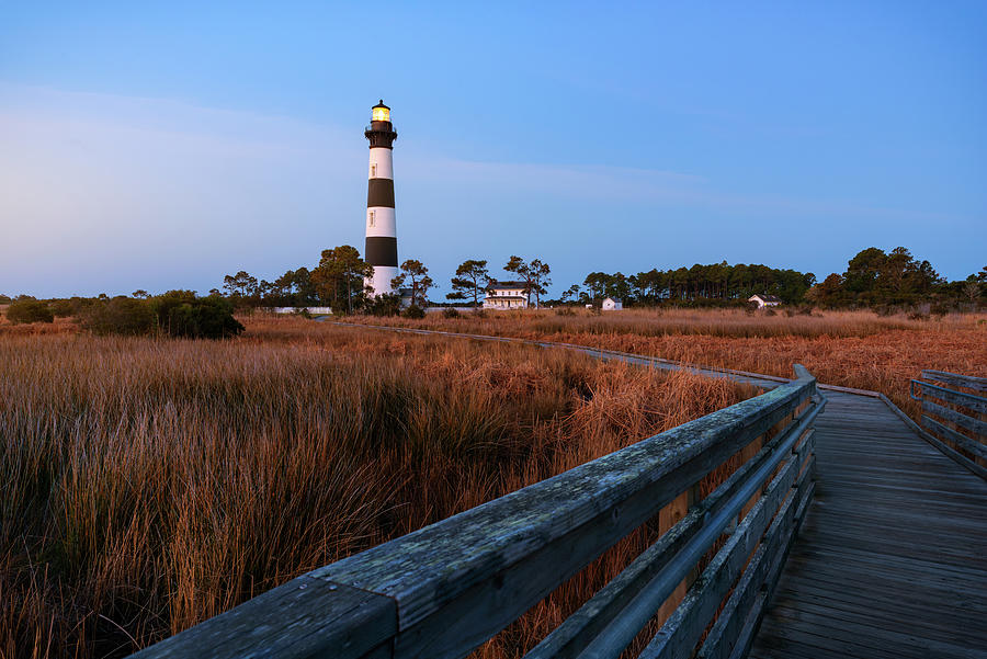 Spring Morning at Bodie Island Lighthouse Photograph by Kristen Wilkinson