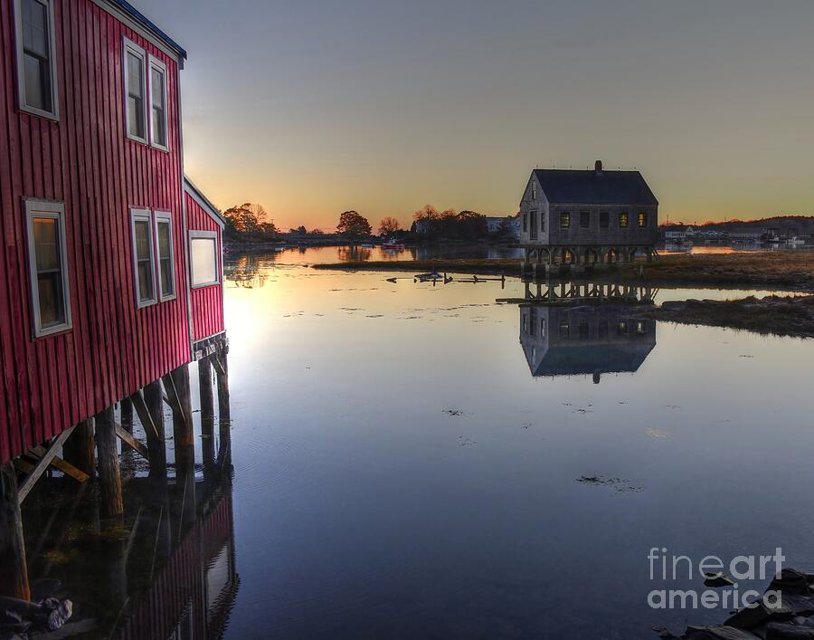 Early Morning at Cape Porpoise Photograph by Steve Brown