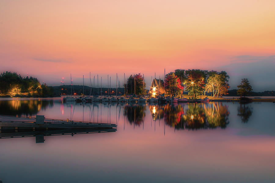 Early morning at Lake Ramsey... Photograph by Jay Smith