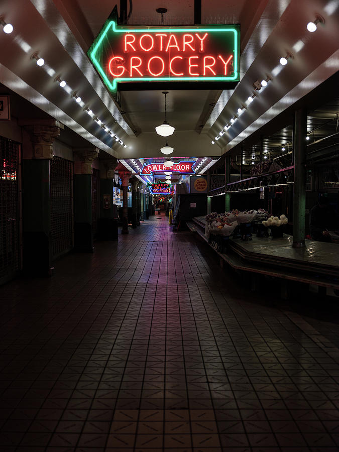 Pike Place Market Photograph - Early Morning At Pike Place Market by Doug Ash