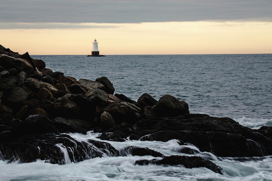 Early Morning At Sakonnet Point Lighthouse Photograph by Andrew Pacheco
