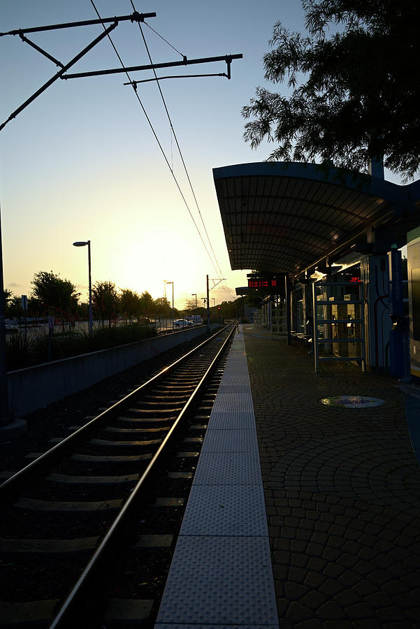 Early Morning At The Commuter Station Photograph