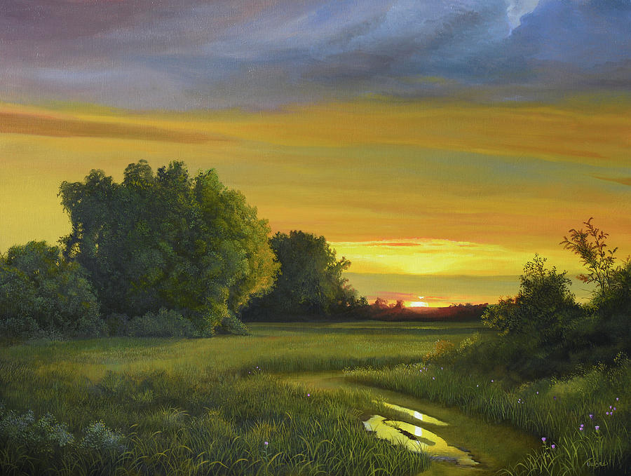 Early Morning Painting by Charles Owens