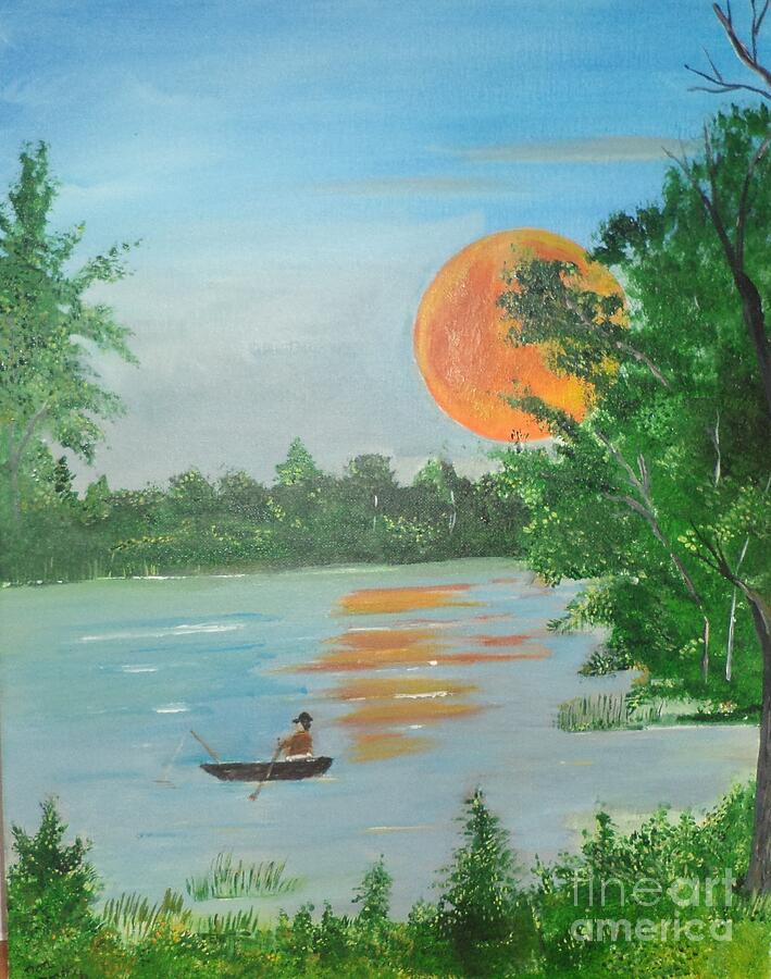 Early Morning Fishing Trip Painting # 78 Painting by Donald Northup Early Morning Fishing Trip Painting # 78 Painting by Donald Northup