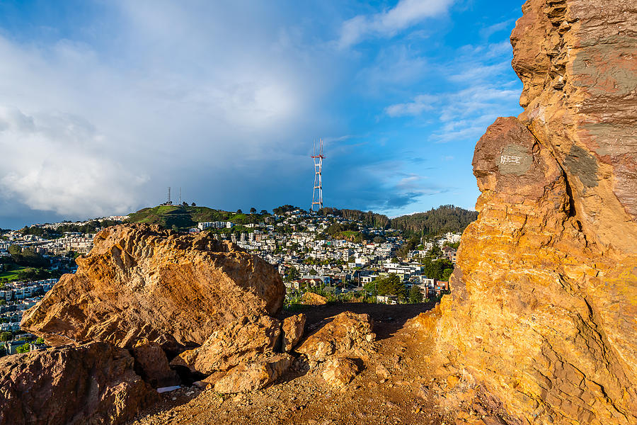 Early Morning from Corona Heights Park Photograph by Chris LaBasco