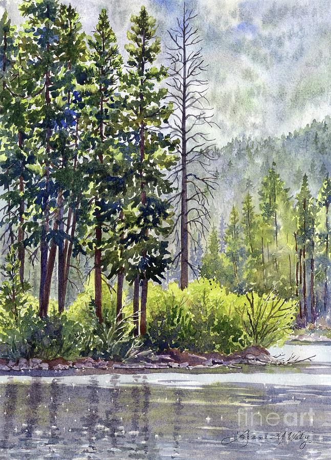 Mountain Painting - Early Morning, Grand Lake by Lorraine Watry