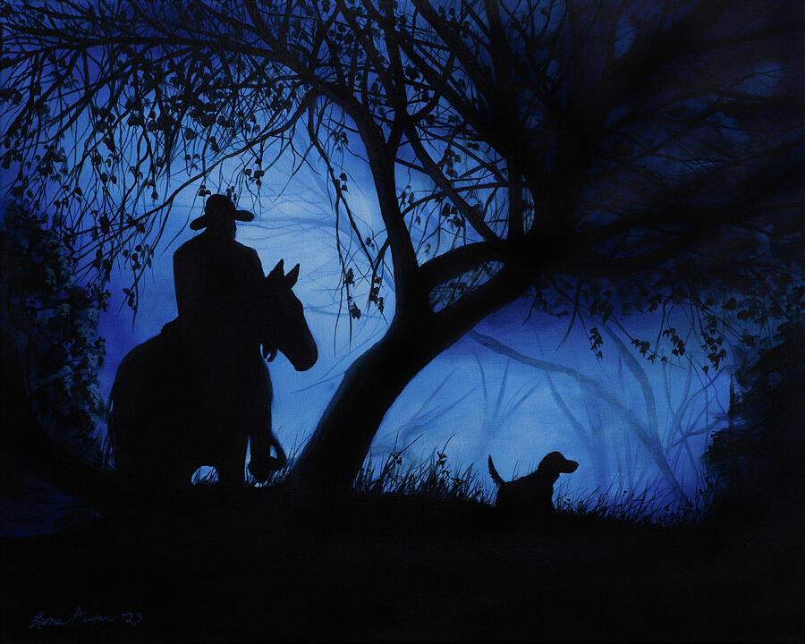 Early Morning Hunt Painting by Lena Auxier