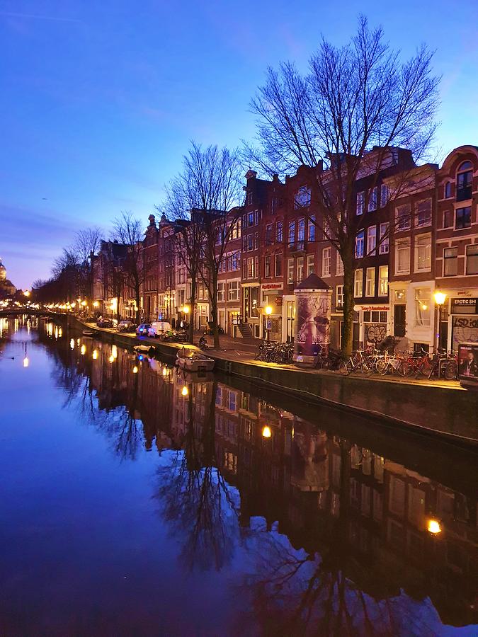 Early Morning in Amsterdam Photograph by Andrea Whitaker