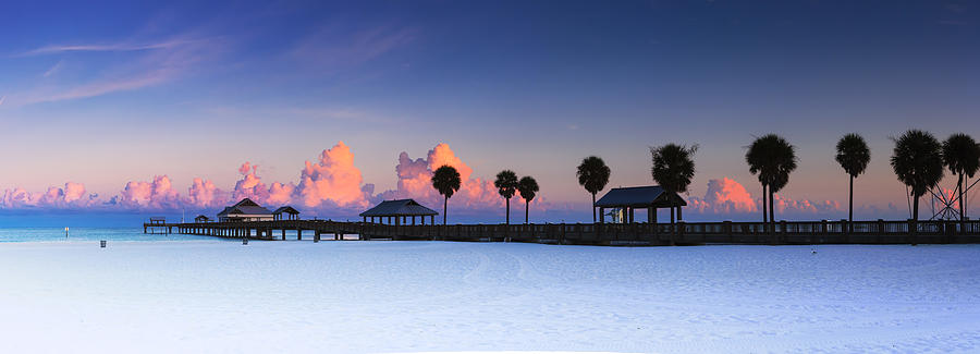 Early morning in Clearwater beach - Florida Photograph by David Shvartsman