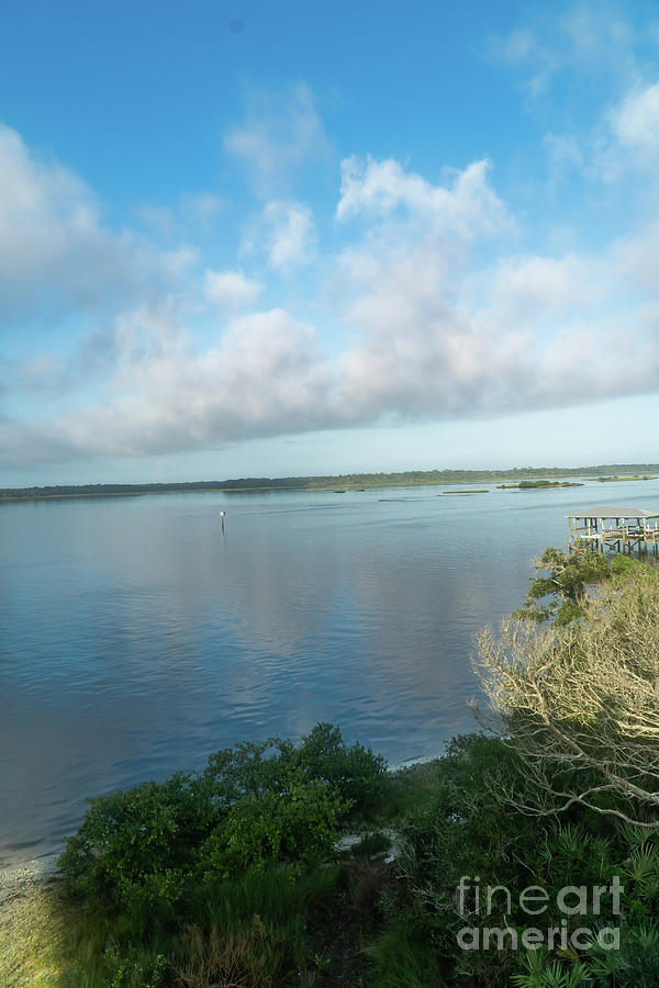 Early morning intracoastal water way at St Augustine Florida Photograph by Timothy OLeary