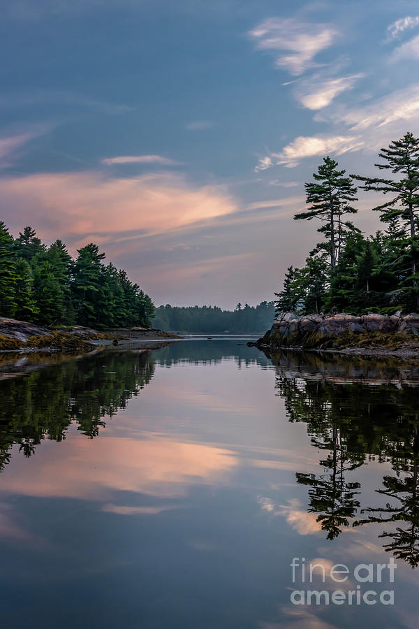 Early Morning Mount Desert Island Photograph by Elizabeth Dow