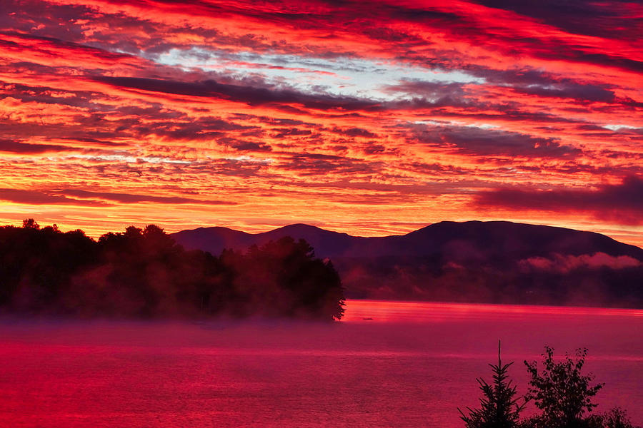 Early Morning Red Photograph by Russ Considine Early Morning Red Photograph by Russ Considine