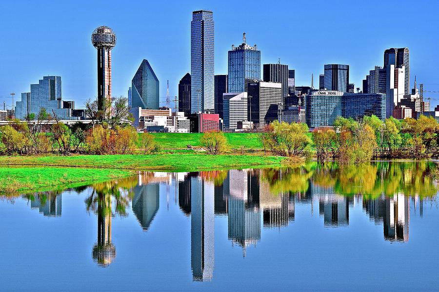 Early Morning Reflection In Big D Photograph